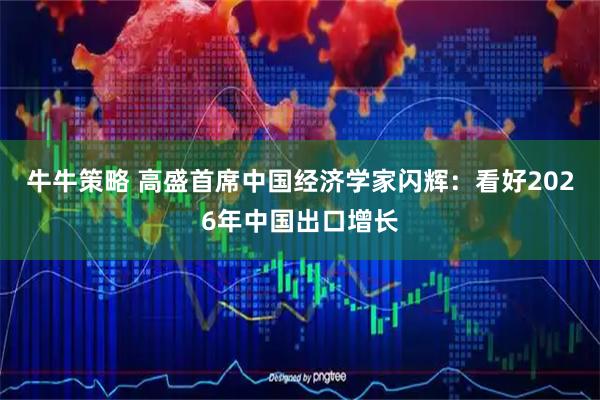 牛牛策略 高盛首席中国经济学家闪辉：看好2026年中国出口增长