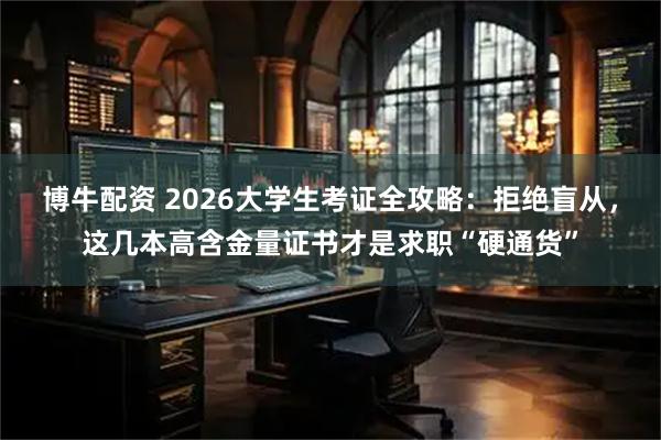 博牛配资 2026大学生考证全攻略：拒绝盲从，这几本高含金量证书才是求职“硬通货”